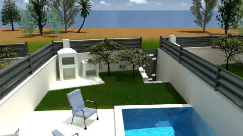Kaštel Štafilić - Vila s krovnom terasom i bazenom u blizini plaže