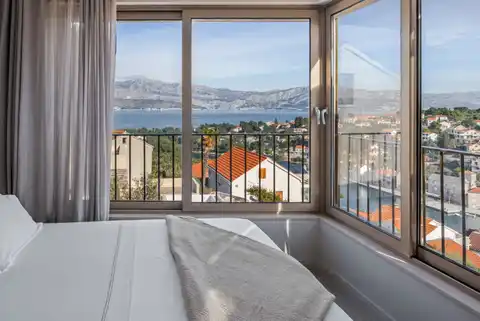 Brač, Splitska - Maison avec vue sur la mer