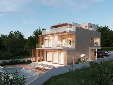 Šibenik, Dvornice - Luxusní vila ve výstavbě