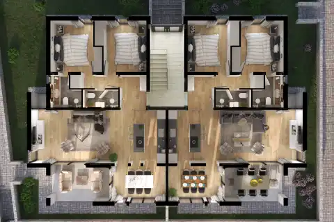 Pelješac, Orebić - Dvosoban apartman s loggiom i terasom u novogradnji