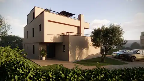 Poreč, surroundings - Modern villa with a roof terrace