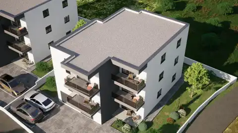Kaštela, Kaštel Stari - Mieszkanie dwupokojowe z tarasem w nowoczesnym nowym budynku