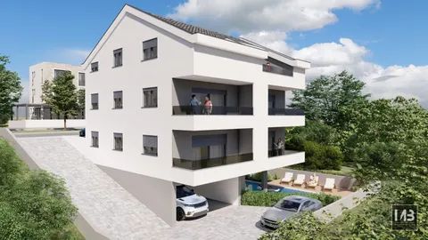 Trogir, Čiovo – Dvosoban stan s terasom u novogradnji