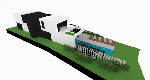 Korčula - građevinsko zemljište s projektom