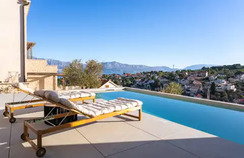 Brač, Splitska - Maison avec vue sur la mer