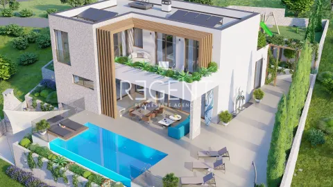 Split, Klis - Zemljište s projektom luksuzne vile 751 m2