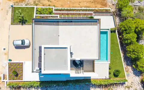 Pakoštane, Drage - Villa, infinity bazen, rooftop, pogled na more