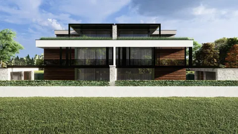 Istrie, Vabriga - Luxusní třípokojový byt se střešní terasou 117 m2