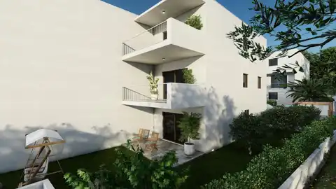 Čiovo, Slatine - Appartamento con una camera e giardino