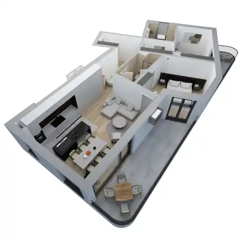 Umag – Stanovanje 106,5 m², 2 spalnici + dnevna soba, novogradnja, bližina morja