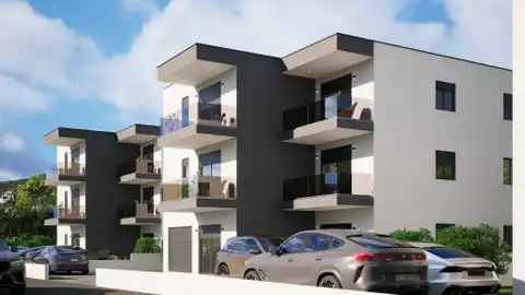 Kaštela, Kaštel Stari - Mieszkanie dwupokojowe z tarasem w nowoczesnym nowym budynku