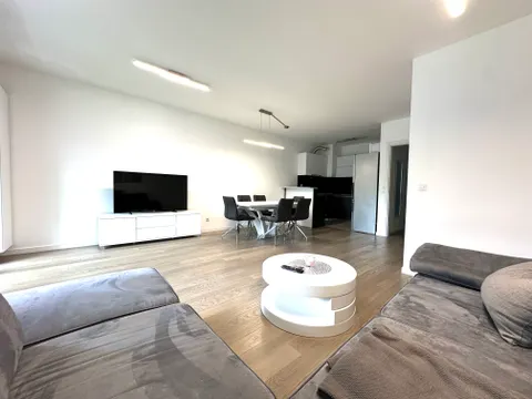 Záhreb, Bundek, Meandar - Moderný trojizbový byt na prenájom, Novostavba 80 m2