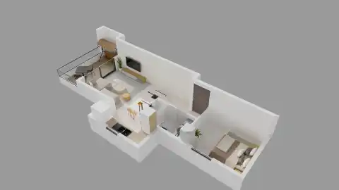 Makarska, Blato - jednosoban stan u novogradnji blizu mora