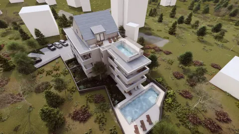 Šibenik, Rogoznica - Penthouse z prywatnym basenem na tarasie 92 m2