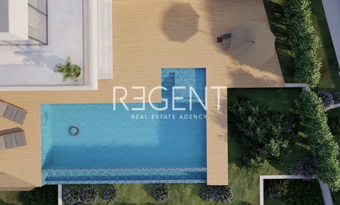 Šibenik, Rogoznica - Pozemek s projektem pro výstavbu dvou luxusních vil 1741m2