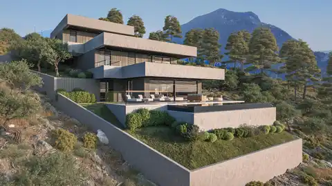 Omiš, Gata – Zemljište s građevinskom dozvolom i projektom za vilu