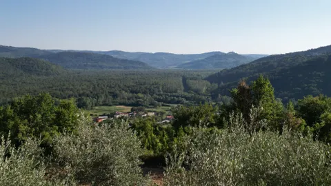 Istrie, Gradinje - Stavební a zemědělská půda s panoramatickým výhledem