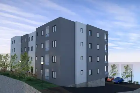 Makarska, Zelenka - Appartement de deux pièces dans un immeuble neuf habitable.