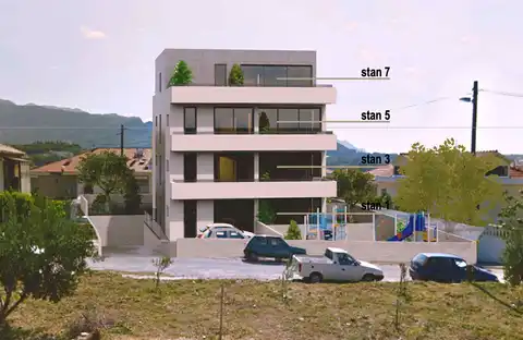 Split, Solin - Moderan penthouse sa terasama i hortikulturom KREDIT