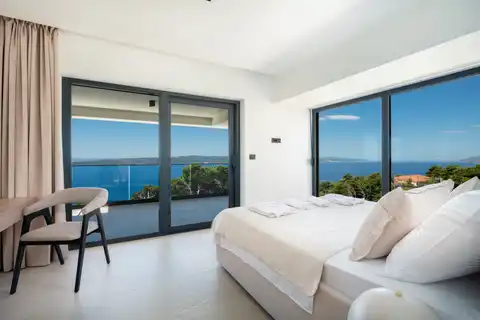 Makarska, Brela - Luxusná vila s panoramatickým výhľadom na more 317 m2