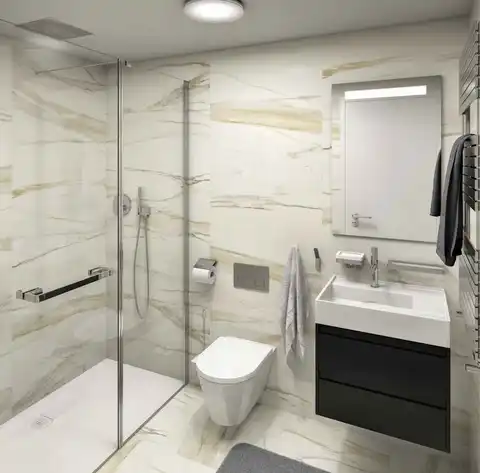 Záhřeb, Ribnjak - Luxusní dvoupokojový byt v centru města, první pronájem, novostavba