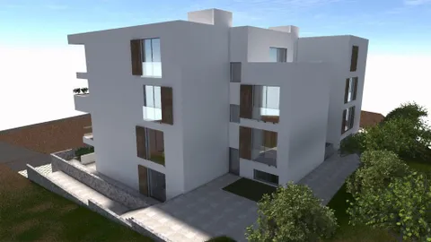 Trogir, Okrug Gornji – Dwupokojowe mieszkanie z widokiem na morze 65 m2 nowa budowa