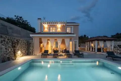Rogoznica, Ražanj - autentická vila s výhledem na moře