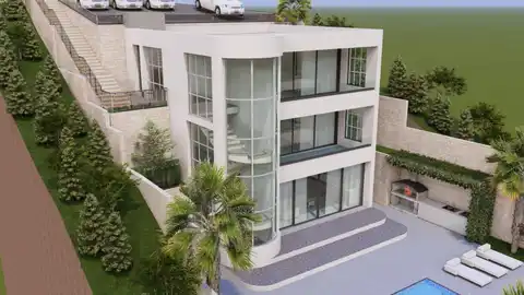 Brela - Građevinsko zemljište sa projektom