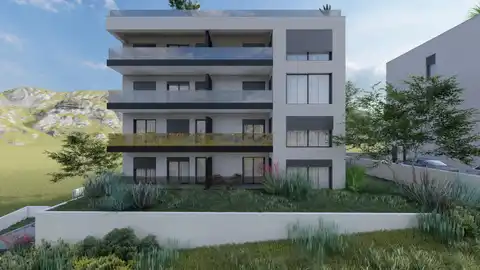 Podstrana - 1-Zimmer-Wohnung mit Garten