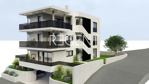 Trogir, Čiovo - Attico in un nuovo edificio con vista mare 121 m2