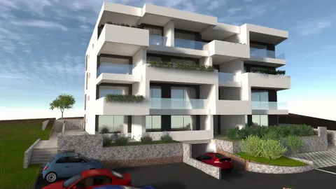 Trogir, Okrug Gornji – Dwupokojowe mieszkanie z tarasem 65 m2 nowe budownictwo