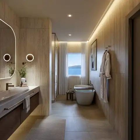 Novi Vinodolski, Mövenpick – penthouse u drugom redu do mora