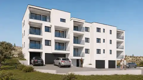 Stan 53 m², Makarska, širi centar - 1 SS, pogled na more