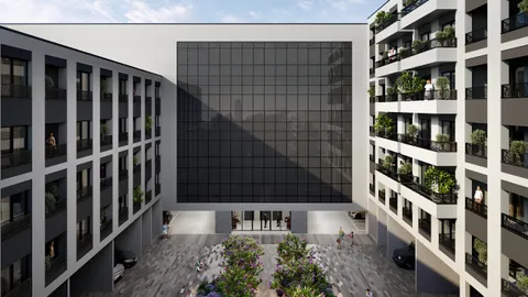 Zagreb, Trešnjevka, "Allegheny plaza" - Poslovni prostor u suvremenom stambeno - poslovnom kompleksu 101 m2