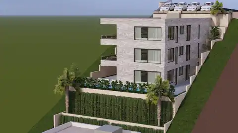 Brela - Građevinsko zemljište sa projektom