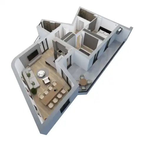 Umag – Stanovanje 120.75 m², 2 spalnici in dnevna soba, novogradnja, bližina morja