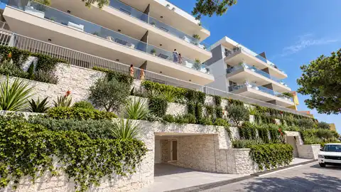 Apartment 78 m², Živogošće — two-bedroom, 1st floor, first row to the sea