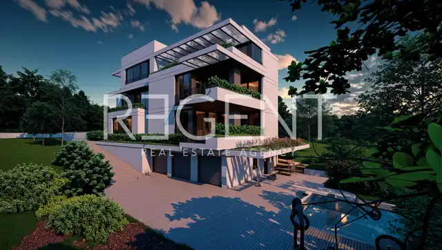 Wohnung 168 m², Šestine — 1. Stock, Terrassen, 2 Parkplätze