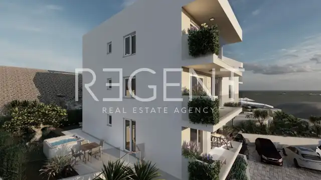 Trogir, Okrug Gornji - Appartamento con tre camere da letto con terrazza e giardino