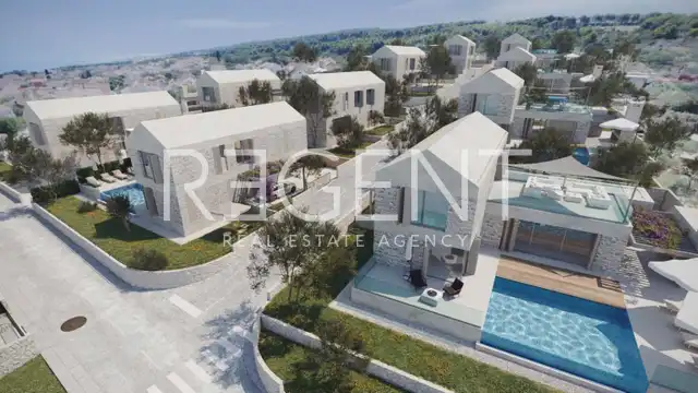 Brač, Supetar – Komplex luxusných víl v rade