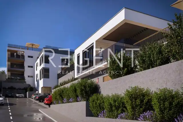Primošten, Apartment 148 m², — 2 bedrooms, private pool, garden, terrace, loggia