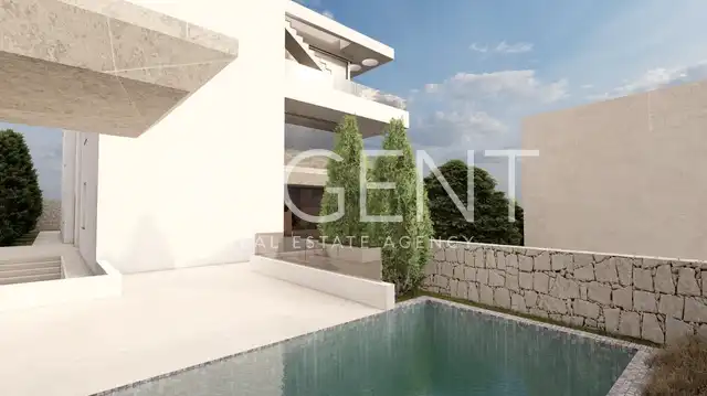 Stan 101,89 m², Opatija, Ičići — krovna terasa, balkon