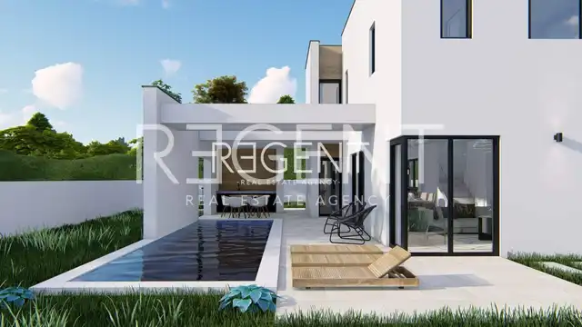 Rab - Vila s bazénem 300m od moře