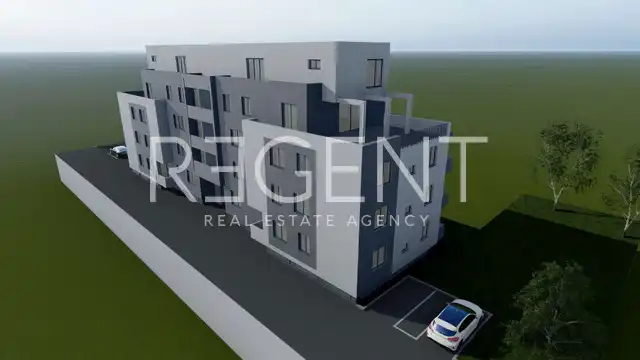 Trosoban stan 56,17 m², Podbrežnica- prizemlje s lođom
