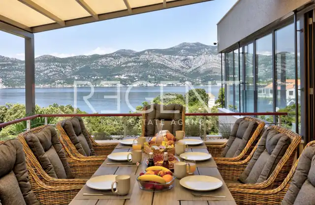 Korčula - Moderne dizajnerske vile s pogledom na more