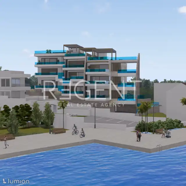 Šibenik, Grebaštica - Dvojizbový byt s bazénom 92 m2 NOVÁ STAVBA