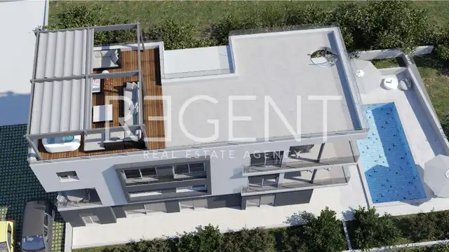 Trogir, Čiovo - Dvojizbový byt NOVÁ STAVBA 58 m2