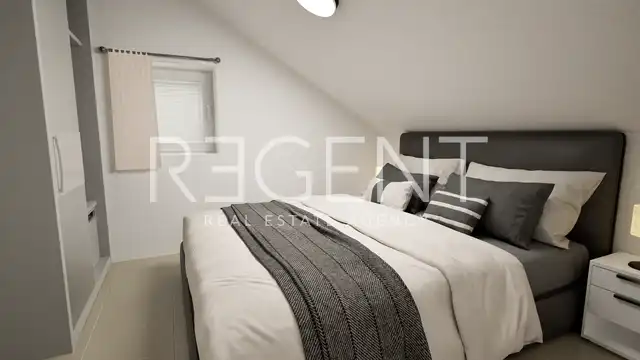 Makarska, Zelenka - Dvojpodlažný penthouse v novostavbe s garážou