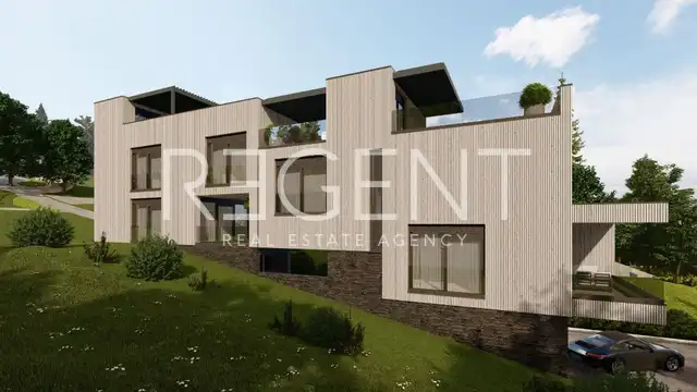 Zagreb, Bijenik - zemljište s projektom i dozvolom za urbane vile