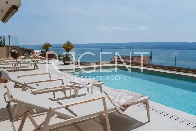 Vila 355 m², bazen, wellness i pogled na more – Split, Jesenice